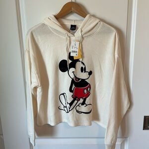 Cropped Mickey Sweater